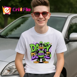 Tricou Donald dope style cu lant si pantaloni largi Copii | Dama | Barbat Barbat - Img 6
