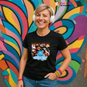 Tricou Drake Party Vibes, muzica POP, Dama | Barbat | Copii, Culoare Negru - Img 13