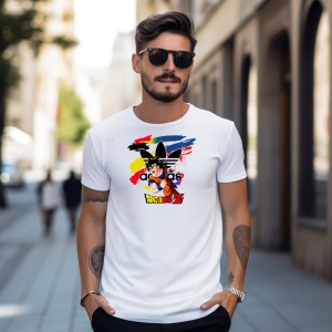 Tricou Dtagon Ball Fire Force Tricou Alb - Copii | Dama | Barbat - Img 9