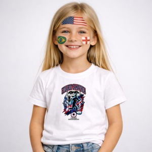 Tricou Eduardo Camavinga France World Cup Fifa 2026 V2, din bumbac 100%, tricou alb, Copii | Dama | Barbat
