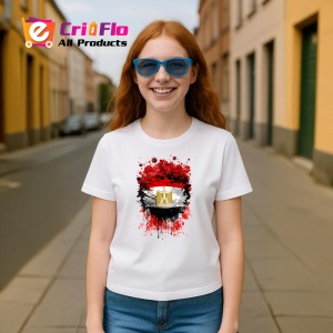 Tricou Egypt Steag Splash Art, Copii | Dama | Barbat - Img 10