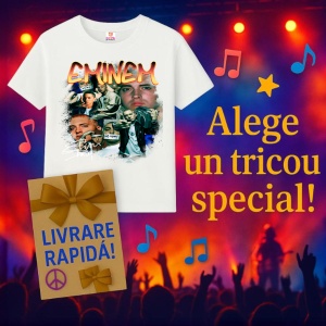 Tricou Eminem colaj personaje, muzica Indie Pop, Dama | Barbat | Copii - Img 8