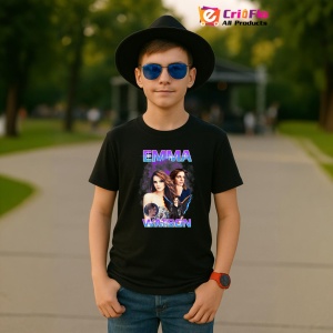 Tricou Emma Watson - Movie Style, muzica Rap, Dama | Barbat | Copii, Culoare Negru - Img 6