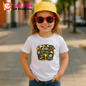 Tricou Eroul Care Nu Da Gres Trofeu Fotbal, din bumbac 100% , tricou alb pentru Copii | Dama | Barbat - Img 5