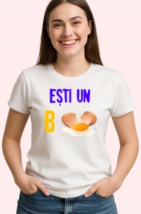 Tricou esti un b gluma cu ou mesaj haioasa, Copii | Dama | Barbat - Img 3