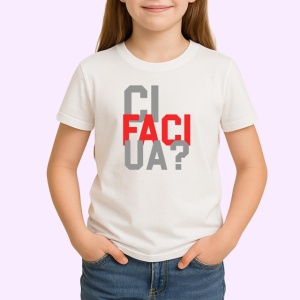 Tricou Faci Mesaj Amuzant Text Rosu Negru, din bumbac 100% , tricou alb pentru Copii | Dama | Barbat
