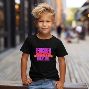Tricou Fericirea arata bine pe tine Negru, Copii | Dama | Barbat - Img 4