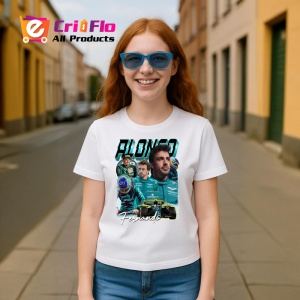 Tricou Fernando Alonso Colaj Echipa Aston Martin Formula 1, Copii | Dama | Barbat - Img 7