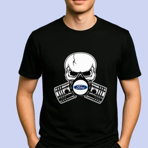 Tricou Ford Skull Pistons | Unisex Dama si Barbat