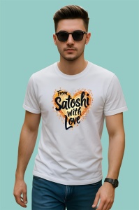 Tricou from satoshi with love, de la satoshi cu dragoste, Copii | Dama | Barbat - Img 2
