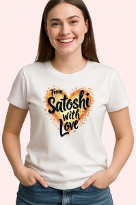Tricou from satoshi with love, de la satoshi cu dragoste, Copii | Dama | Barbat - Img 4