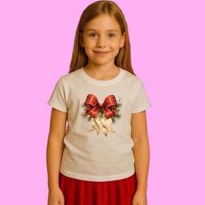 Tricou Funda Rosie Aurie Cu Crengute, din bumbac 100%, tricou alb, Copii | Dama | Barbat - Img 2