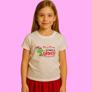 Tricou Funny Logo Grinch Christmas, din bumbac 100%, tricou alb, Copii | Dama | Barbat - Img 3
