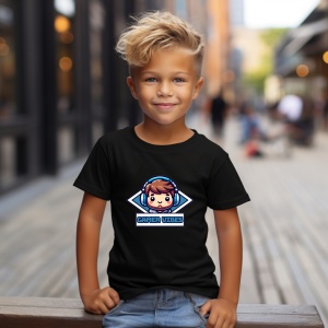 Tricou Gamer vibes Negru, Copii | Dama | Barbat - Img 4