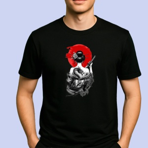 Tricou Geisha 2 Negru, Copii | Dama | Barbat