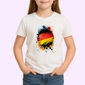 Tricou Germany Steag Splash Art, Copii | Dama | Barbat - Img 3