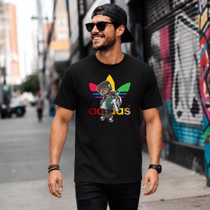 Tricou Graffiti Artist Spray Paint Urban Street Culture Illustration, din bumbac 100%, tricou negru, Copii | Dama | Barbat - Img 5
