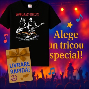 Tricou Green Day, muzica Rap, Dama | Barbat | Copii, Culoare Negru - Img 15