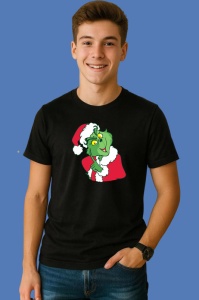 Tricou Grinch Zambitor, din bumbac 100% Copii | Dama | Barbat - Img 3