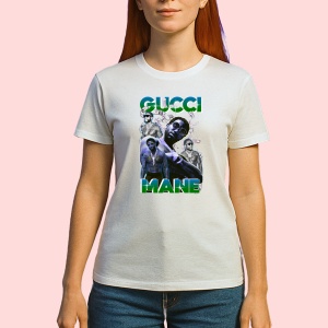 Tricou Gucci Mane v1, muzica Rap, Dama | Barbat | Copii - Img 2