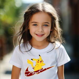 Tricou haios personalizat pentru copii cu Pokemon Dance