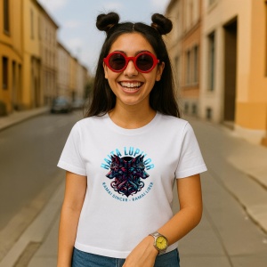 Tricou Haita lupilor , ramai sincer - Copii | Dama | Barbat - Img 2