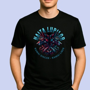 Tricou Haita lupilor , ramai sincer Negru, Copii | Dama | Barbat - Img 2
