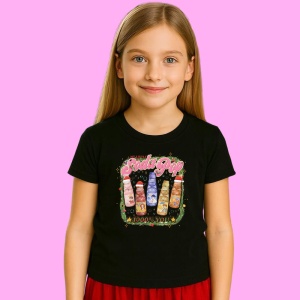 Tricou Huntrix K Pop Hunters Demon Soda Pop, din bumbac 100%, tricou negru, Copii | Dama | Barbat