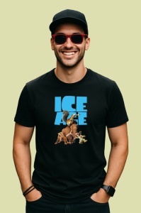 Tricou Ice Age epoca de gheata cu personaje simpatice in cautarea supravietuirii, Copii | Dama | Barbat , tricou negru - Img 4