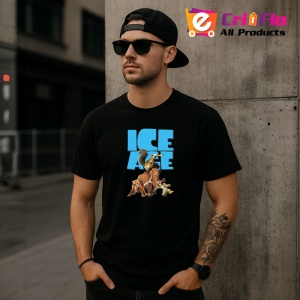 Tricou Ice Age epoca de gheata cu personaje simpatice in cautarea supravietuirii, Copii | Dama | Barbat , tricou negru - Img 11