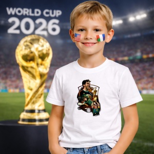 Tricou Iker Casillas Spain World Cup Fifa 2026, din bumbac 100%, tricou alb, Copii | Dama | Barbat - Img 5