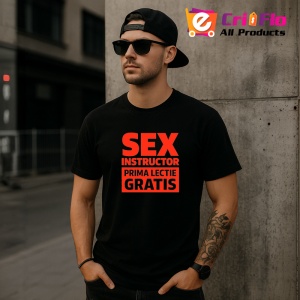 Tricou Instructor prima lectie gratis, Copii | Dama | Barbat , tricou negru - Img 11