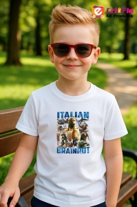 Tricou Italian Brainrot 4 ** Tralalero Tralala Copii | Dama | Barbat