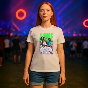 Tricou J. Cole - Neon Theme, muzica Hip-Hop / Pop / Rock, Dama | Barbat | Copii - Img 7