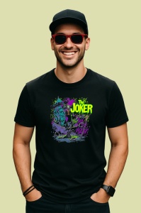 Tricou Joker carnaval haotic stil stropi, Copii | Dama | Barbat , tricou negru
