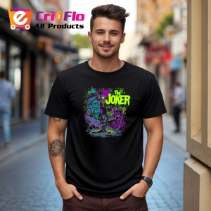 Tricou Joker carnaval haotic stil stropi, Copii | Dama | Barbat , tricou negru - Img 10