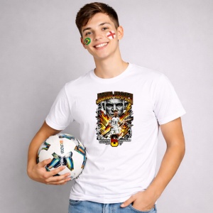 Tricou Joshua Kimmich Germany World Cup Fifa 2026, din bumbac 100%, tricou alb, Copii | Dama | Barbat - Img 2