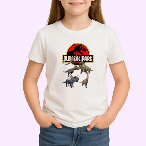 Tricou Jurassic Park dinozauri animati intr un parc tematic cu peripetii, Copii | Dama | Barbat - Img 3