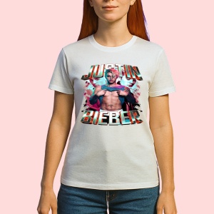 Tricou Justin Bieber - Shirtless Portrait, muzica Hip-Hop / Trap, Dama | Barbat | Copii