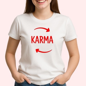 Tricou Karma Se introace Garantat - Copii | Dama | Barbat