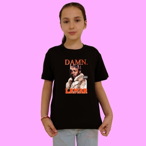 Tricou Kendrick Lamar - DAMN., muzica RAP, Dama | Barbat | Copii, Culoare Negru - Img 2