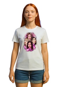 Tricou KPOP dama cu trupa formatia BLACK PINK BLINKS , music Coreean 149 - Img 3