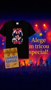 Tricou KPOP dama cu trupa formatia BLACKPINK 4 , music Coreean 163 - Img 6