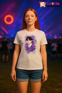 Tricou KPOP dama cu trupa formatia BTS V , music Coreean 195 - Img 7