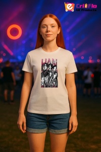 Tricou KPOP dama cu trupa formatia HAN , music Coreean 215 - Img 8