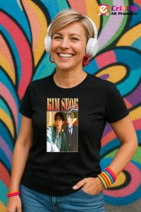 Tricou KPOP dama cu trupa formatia JIN , music Coreean 237 - Img 5
