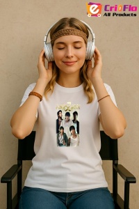 Tricou KPOP dama cu trupa formatia JUNG KOOK , music Coreean 239