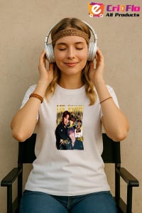 Tricou KPOP dama cu trupa formatia LEE KNOW , music Coreean 254 - Img 8