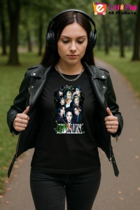 Tricou KPOP dama cu trupa formatia STRAY KIDS , music Coreean 290 - Img 5