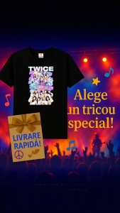Tricou KPOP dama cu trupa formatia TWICE 15 , music Coreean 296 - Img 6